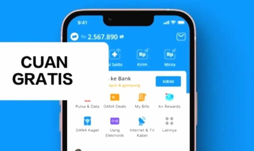 Kamu Dapat Kiriman Saldo DANA Gratis Rp250.000 ke Dompet Digital Malam Ini, Klaim Lewat Fitur DANA Kaget