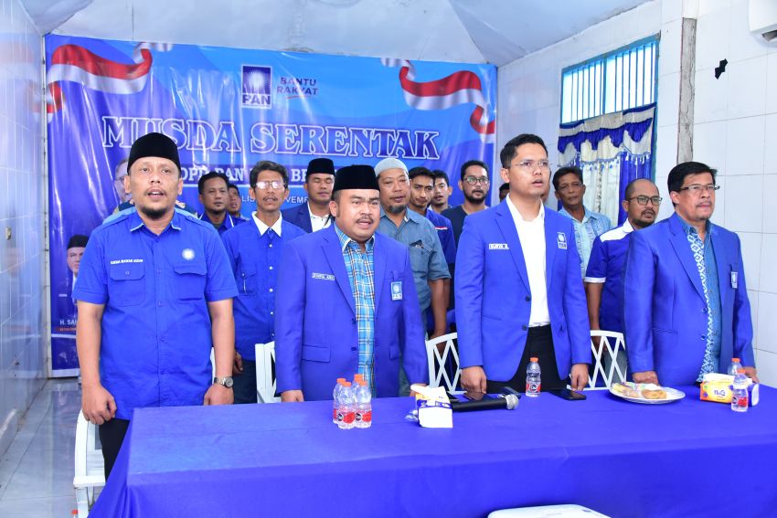 Musda PAN Digelar Serentak, Syaiful Ardi Kembali Nakhodai DPD PAN Bengkalis