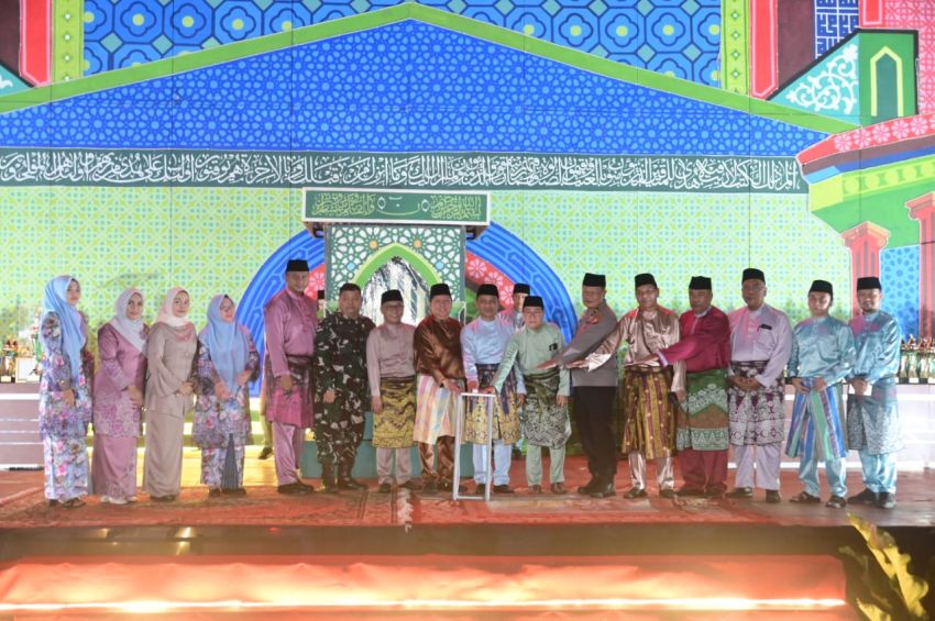 Wabup Bagus Resmi Menutup MTQ Ke-50, di Kecamatan Bandarlaksamana