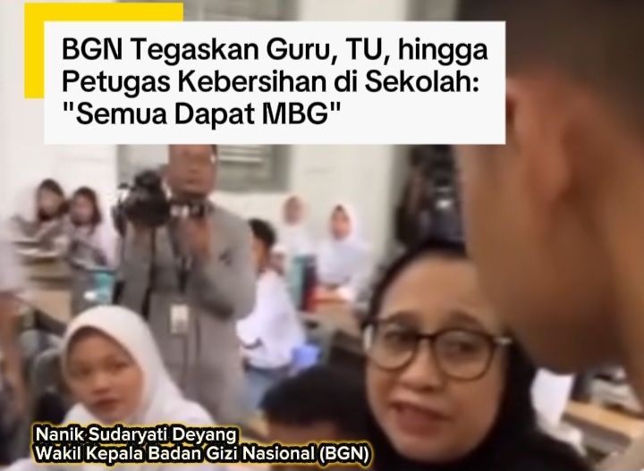 Peraturan Presiden No 115 Guru dan Tenaga Kependidikan Hingga Tukang Sapu::"Semua Dapat MBG"