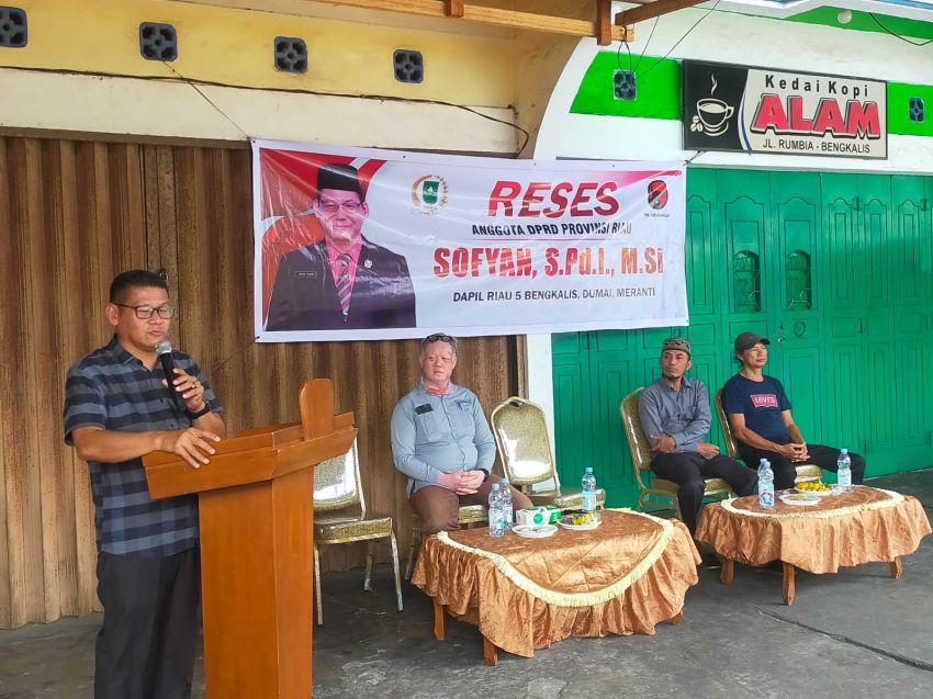Sofyan S Pd.I, M.Si Gelar Reses di Jalan Rumbia, Fokus Perjuangkan Aspirasi dan Rumah Singgah untuk Warga Bengkalis