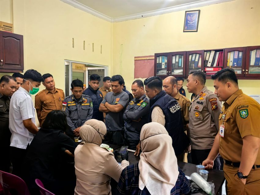 Polres Bengkalis Kembali Gelar Tes Urine Dadakan. Kali Ini di Lingkungan Kecamatan Bengkalis