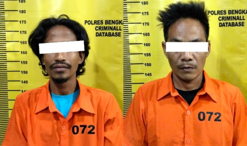 Tampang Anggota Linmas Desa Sungai Alam dan Staf Kantor Desa Kuala Alam Diamankan Usai Tes Urine